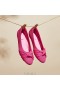  VIVAIA Almond Cap Knotted Flats (Bibi) Sapatos Baixos Pitaya
