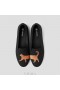  VIVAIA Round-Toe Bordado Loafer (Audrey) Sapatos Baixos Pretos