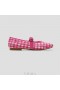  VIVAIA szögletes sapka Mary-Jane (Margot Mary-Jane) Pitaya Gingham lapos cipő