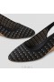  VIVAIA mandulás lábujj slingback Wedge Heel szandál (Tamia Slingback Wedge) szandál fekete
