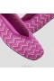  VIVAIA szögletes orrú V-vágású lapos (Margot 2.0) lapos cipő Orchid Multi Chevron