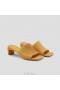  VIVAIA Square-Cap Block Heel Slides (Jade) Öszvérek Sárga
