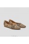 VIVAIA hegyes sapkás lapos (Melia) lapos cipők Snake Look