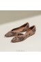 VIVAIA hegyes sapkás lapos (Melia) lapos cipők Snake Look