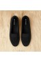  VIVAIA Kerekujjú Faux Mink-Knit Loafers Fekete
