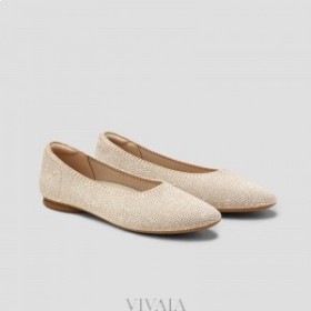VIVAIA Mandula sapkás balettlapos (Tamia 2.0) Lapos cipő Arany Mandula