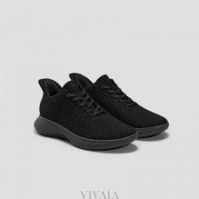  VIVAIA Unisex Sneaker Sliders (városi) - Gyapjú tornacipő fekete