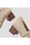  VIVAIA ladhar cearnach Mary-Jane Heels (Melody Pro Mary-Jane) Sáil Ard Almond