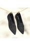  VIVAIA Caipín Pointe Loafers Bróga Íseal Dubh