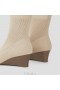  VIVAIA Buataisí Aiséirí Uisce Caipín Cearnóg (Margot Wedge Bootie) Buataisí Almond