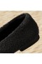 VIVAIA Cap Cearnógach Terry Knit Árasáin Bróga Maol Dubh