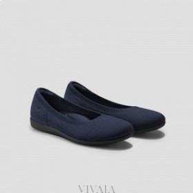Árasáin VIVAIA Round-Toe (Claire Walker) Cabhlach Bróga Maol