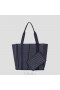  VIVAIA Sarah-Borsa a mano a righe avorio crema blu navy strisce bianche