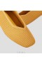  VIVAIA Square Cap V-Cut Flats (Margot 2.0) Scarpe basse gialle