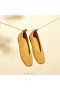  VIVAIA Square Cap V-Cut Flats (Margot 2.0) Scarpe basse gialle