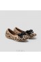  VIVAIA Scarpe basse con punta tonda (Claire) + scarpe basse con fiocco in omaggio, leopardo scuro