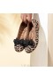  VIVAIA Scarpe basse con punta tonda (Claire) + scarpe basse con fiocco in omaggio, leopardo scuro