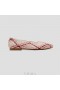  VIVAIA Square Cap V-Cut Flats (Margot 2.0) Scarpe basse rosse