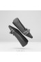  VIVAIA Mocassini con Fiocco e Punta Scarpe Basse Grigio