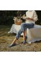  VIVAIA Scarpe basse con punta a V e tagli a V, blu