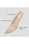  Scarpe alte con tacco spesso e punta aguzza VIVAIA (Tracy Pro) Almond