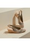 Sandali con zeppa e cinturino posteriore VIVAIA Almond Cap (Tamia Slingback Wedge Pro) sandali effetto serpente