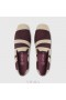  Mocassini con motivo a cappuccio quadrato VIVAIA Cherry Bordeaux