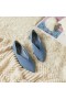  VIVAIA Scarpe basse con punta a V e taglio basso Blu