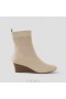  Stivali idrorepellenti VIVAIA Square-Cap (Margot Wedge Bootie) Stivali Mandorla