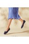  VIVAIA Square Cap V-Cut Flats (Margot 2.0) Scarpe basse blu navy