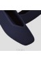  VIVAIA Square Cap V-Cut Flats (Margot 2.0) Scarpe basse blu navy