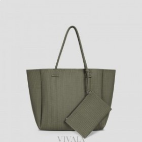 VIVAIA Maia - Borsa a mano verde oliva Verde oliva Verde