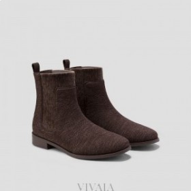  VIVAIA Square Cap Stivaletti Idrorepellenti (Riley) Stivali Cioccolato Fondente