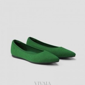 VIVAIA Ballerine Punta (Aria 5°) Scarpe Basse Verdi