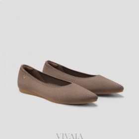  VIVAIA ポインテッドキャップ バレエフラット (Aria 5°) フラットシューズ エスプレッソ