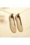  VIVAIA Square-Toe V-Cut Flats (Margot 2.0) Flat Shoes Tan Woven