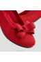  VIVAIA Round-Toe Flats (Claire) + Sløyfe Flat Shoes Rød