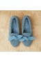  VIVAIA Rund-Toe Resirkulert Faux Fur Loafers Blå