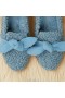  VIVAIA Rund-Toe Resirkulert Faux Fur Loafers Blå