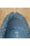  VIVAIA Rund-Toe Resirkulert Faux Fur Loafers Blå