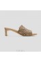  VIVAIA Square-Cap Block Hæl Sandaler (Jade Pro) Sandaler Snake Look