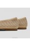  VIVAIA Square Cap V-Cut Flats (Margot 2.0 Hemp) Flat Sko Stripete Stripes