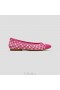  VIVAIA Almond Cap Sløyfe Flats (Tiana) Flat Shoes Pitaya Gingham