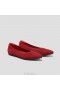 VIVAIA Spiss Cap Pustende Mesh Ballet Flats (Aria 5°) Flat Sko Rød