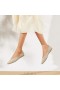  VIVAIA Spiss Cap V-Cut Flats Flat Shoes Golden Mandel