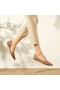 VIVAIA Pointed Cap Flats (Melia) Flat Shoes Muskatnøtt