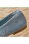  VIVAIA Rund-Toe Terry Knit Loafers Lave Sko Grå Blå