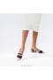  VIVAIA Square Cap Mønstrede Loafers Cherry Bordeaux