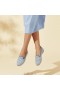  VIVAIA Rund-Toe Woven Knit Loafer (Audrey) Striper med lave sko