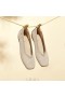  VIVAIA Square-Toe V-Cut Flats (Margot 2.0) Flate sko Havremelk